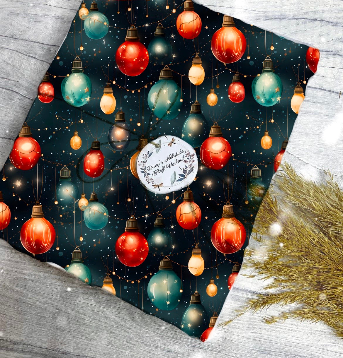 Bunte Weihnachtskugel Winterzeit Aktuelle Vorbestellung